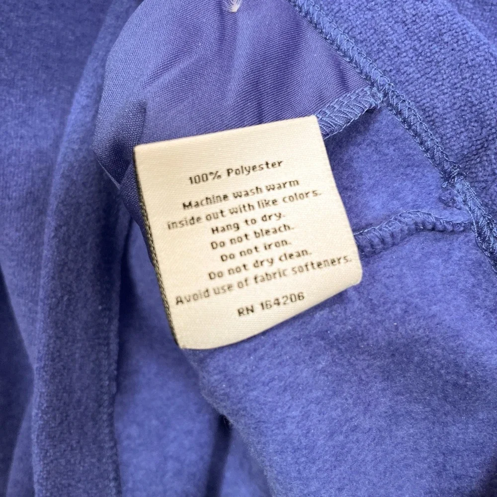 Dudley Stephens Park Slope Sweater Turtleneck Fleece Blue Womens Size S
